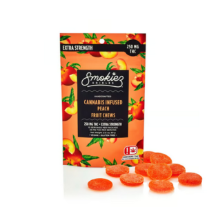 smokiez peach sativa fruit chews 250mg 1.png