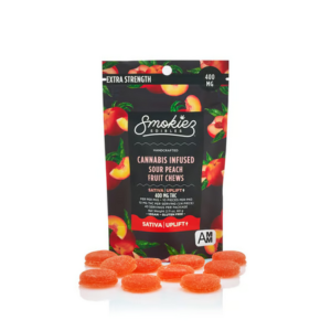 smokiez edibles sour peach sativa fruit chews 400mg.png